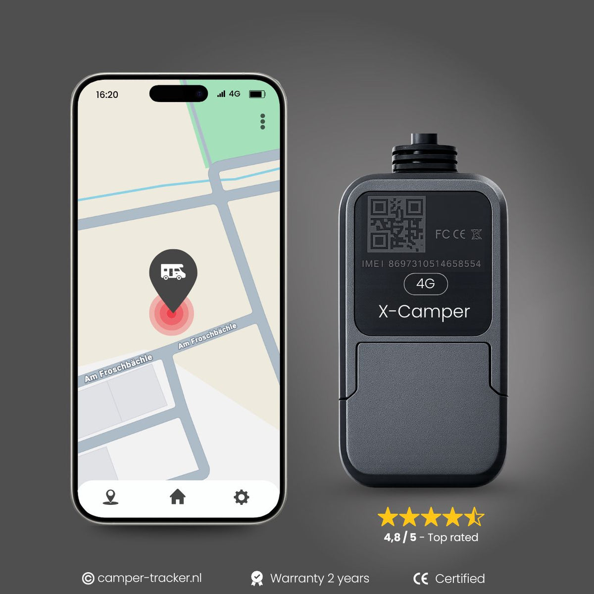 X-CAMPER GPS Tracker for Campervans - No subscription