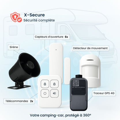 X-Secure Pro - Alarme camping-car